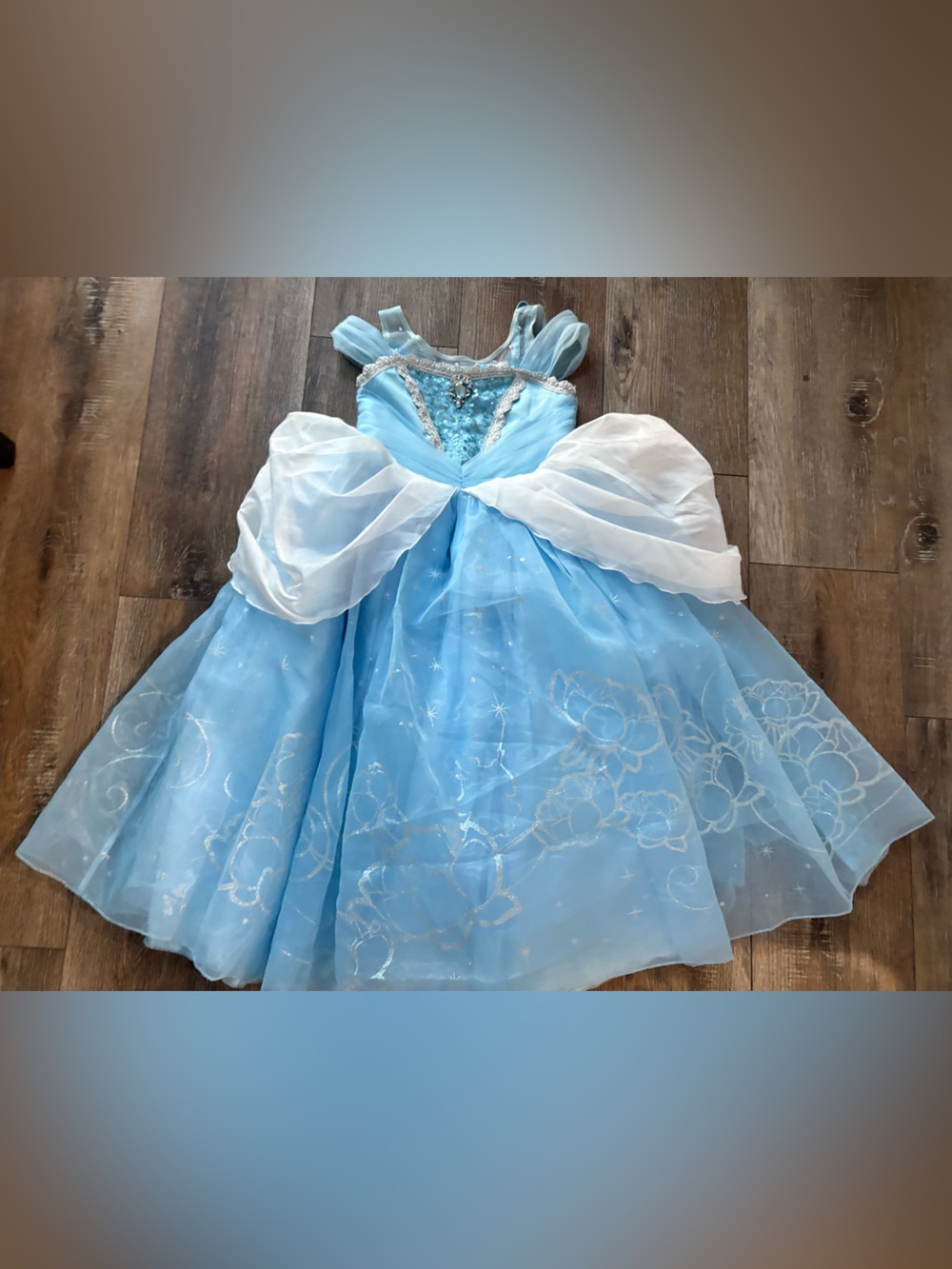 Disney castle collection Cinderella Princess Dress Costume size 9/10